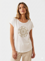 γυναικειο sri yantra λευκο