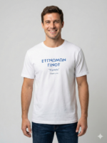 Unisex Κοντομάνικο Μπλουζάκι Ευγνώμων Γίνου